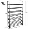 Simple Multilayer Shoe Rack Assembly Shoe Cabinets Reinforced Steel Tube Frame Shoe Shelves Space-saving Large-capacity Cabinet