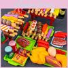 Colorful Barbecue Pretend Play Food Kids Toy Set For Imaginative Kitchen Fun