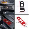 Soft Carbon Fiber Car Door Lock Gear Shift Central Control Gear Panel Decoration Sticker Suitable for Seat Leon MK2 2008-2012