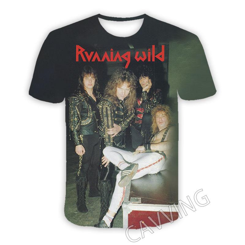 New Fashion Women/Men's 3D Print Running Wild Rock Casual T-shirts Hip Hop Tshirts Harajuku Styles Tops Clothing