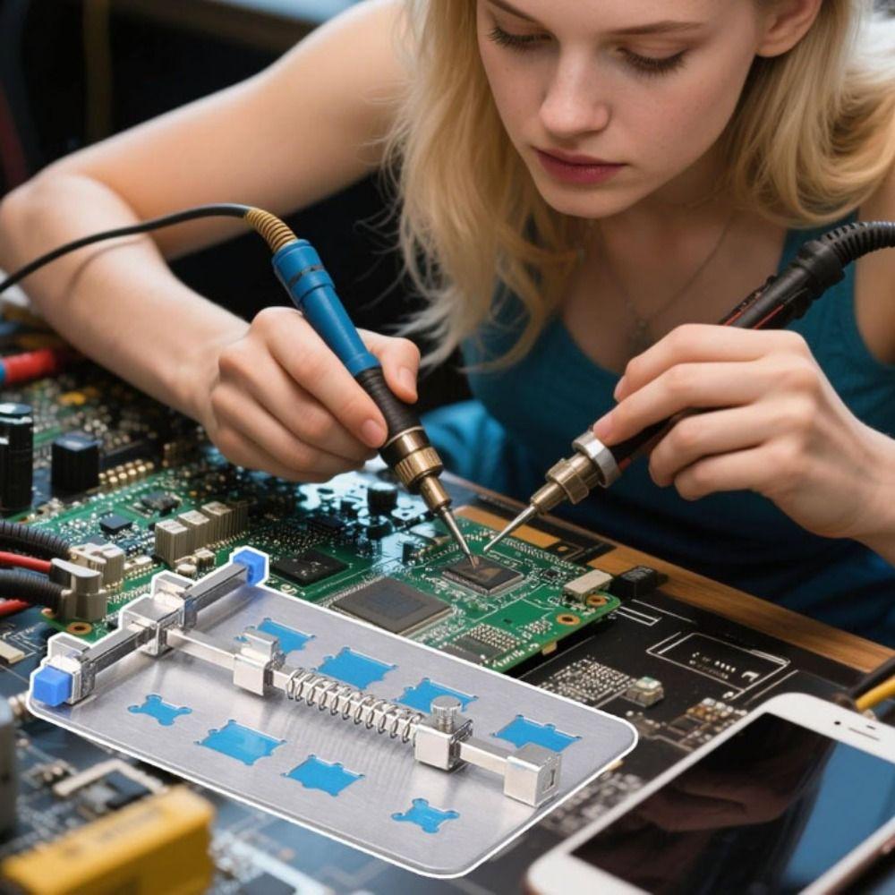 Thickening Design Repair Fixture Stainless Steel Base Mobile Phone Fixture  Soldering Repair