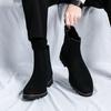 Fashion Designer Fashion Casual Suede Leather Luxury Men's Formal Chelsea Dress Shoes for Men Boots Ankle Boots Footwear Free Shipping