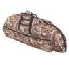 Compound Bow Bag Canvas Large Capacity Comfortable Grip Portable Bow Bag with Arrow Pocket for Outdoor 115cm Camouflage