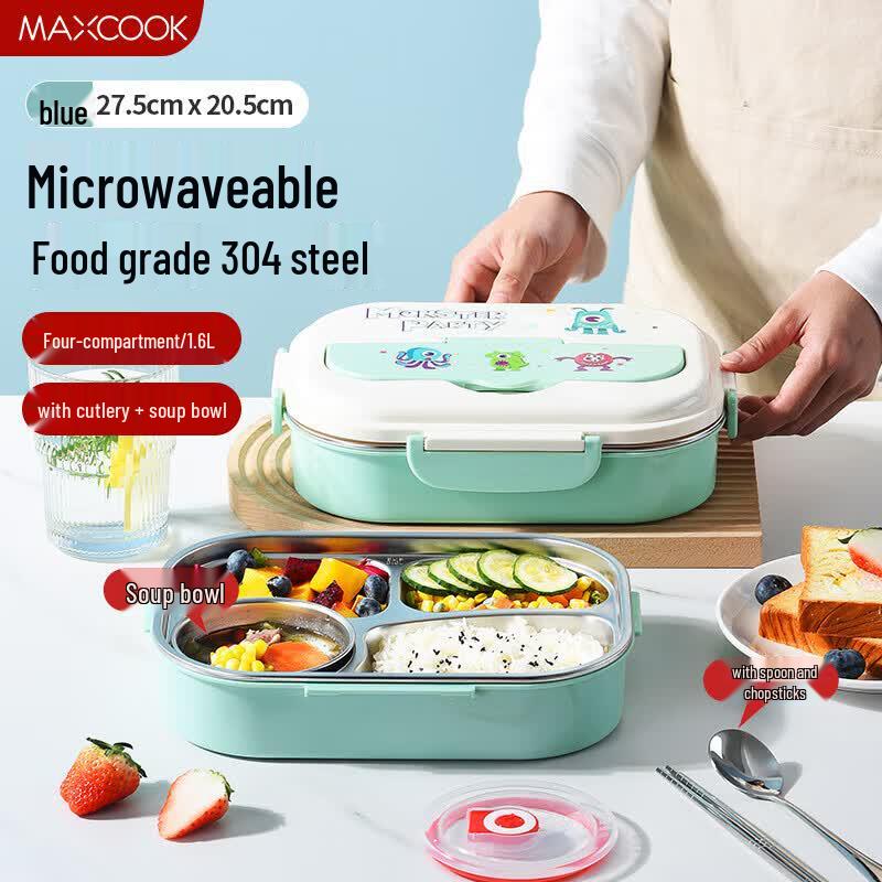 MAXCOOK 304 Stainless Steel Insulated Lunch Box