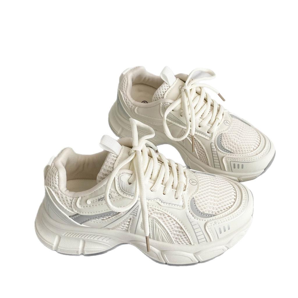 Mesh Dad Shoes Children 2025 New Summer Women's Shoes Versatile Casual Shoes Show Small and Light Platform Sports Shoes