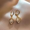S925 Silver Cat's Eye Teardrop Earrings, 2023 Fashionable Dangle Jewelry