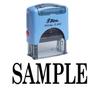 SAMPLE Self Inking Rubber Stamp Office Stationary Custom Shiny Stamp