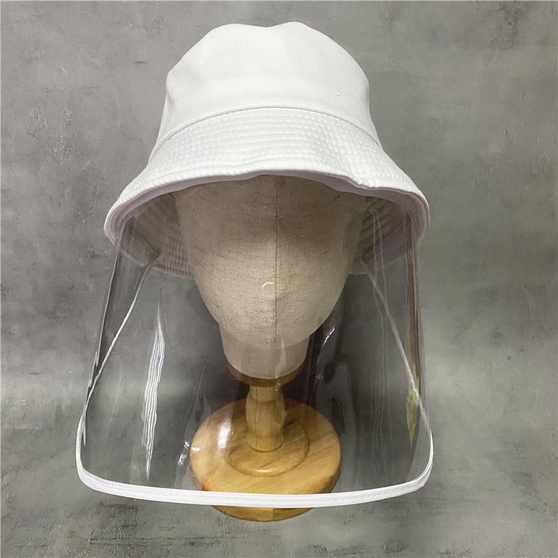 Men's bucket hat removable with mask Women's hat Dust-proof sun-proof outdoor windproof droplet-proof women's hat