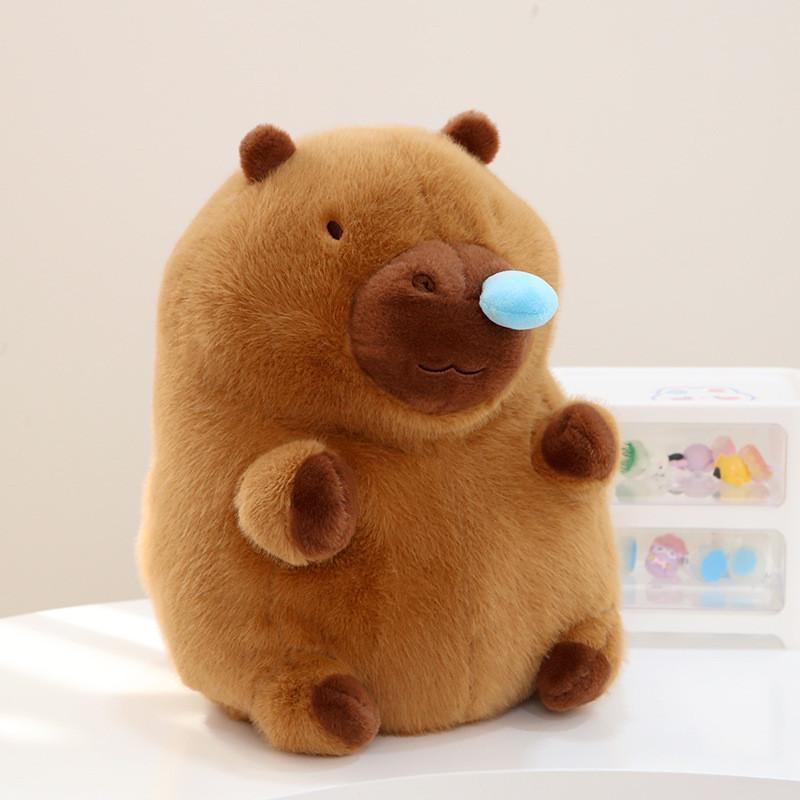 Entzückendes Nasenrotzendes Capybara Plüschtier Stofftier Hässlich Süßes Capybara Lord 22cm 30cm 40cm