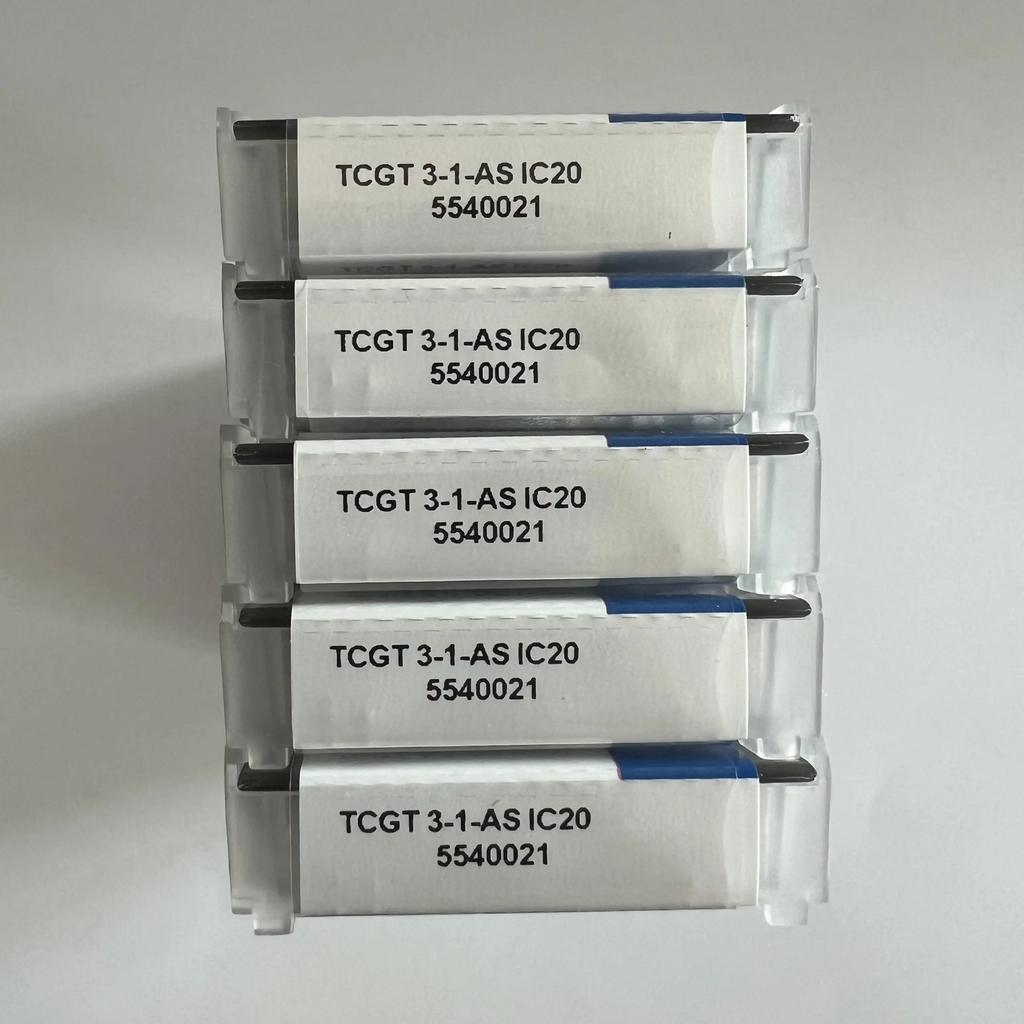ISCAR / TCGT16T304-AS IC20 Industrial Indexable Carbide Inserts 10 Pcs