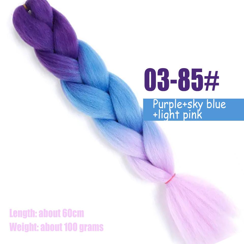 WTB Big Braid Synthetic Wigs Women Chemical Fiber High Temperature Silk Hand-woven Shiny Big Braid Hair Dirty Braid Wig Braided Hair