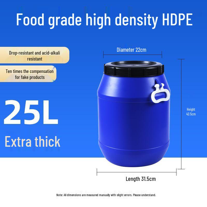 Multifunctional Square Food Grade Plastic Bucket: Composting, Water Storage, Fermentation, Oil Drum, Honey Seal, Chemical Use.
