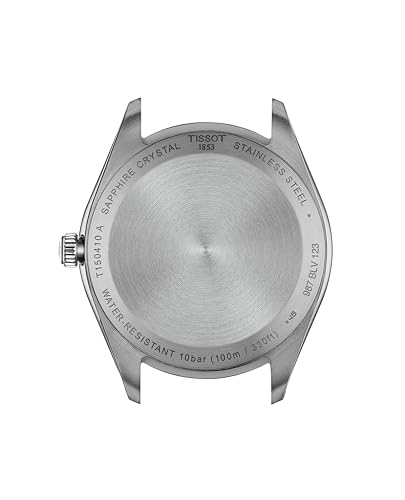 [Tissot] Men's Watch TISSOT PR100 Silver Dial Leather Strap T1504101603100 [Authorized Import]