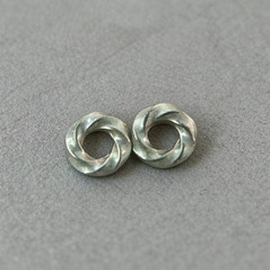 S925 Sterling Silver Mobius Open Jump Rings for DIY Jewelry Ornaments Sterling Silver S925