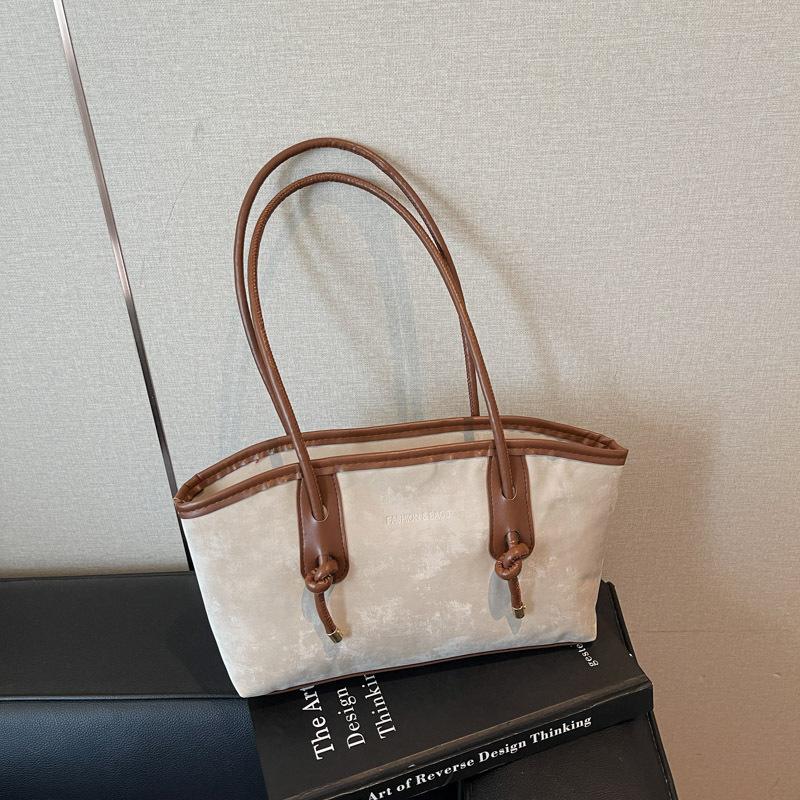 Premium Texture Retro Large-capacity Bag Women's 2025 New Autumn Commuter Shoulder Bag Portable Tote Bag