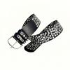 Luxury Design Eyelet Rivet Belt Punk Hollow Grommet Decorative Belt  for Women Club Outfit
