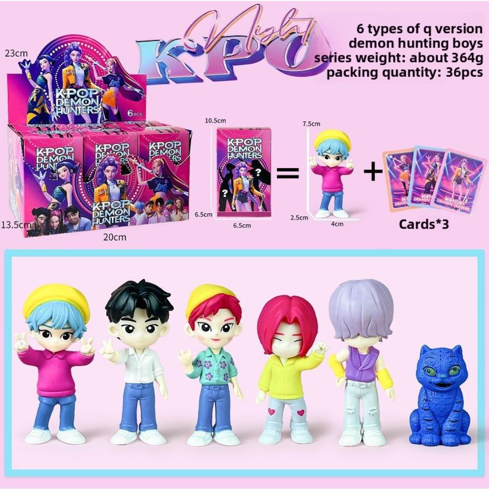 K-POP Witch Hunters Blind Box Set Decorative Doll Figure Mobile Desktop