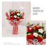 Sunflower Crochet Flower Bouquet Woven Preserved Flower Quality Knitted Flower  Graduation Gifts