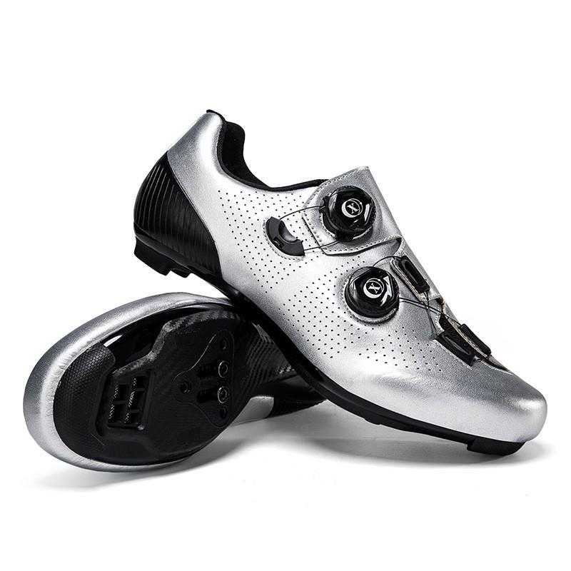 Mens Cycling Shoes Road Mountain Bike With Stiff Sole Breathable Fit Unisex Riding Footwear