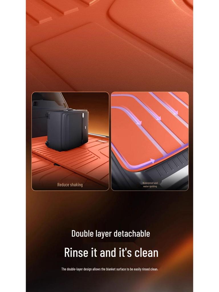 BYD Tang L Trunk Mat TPE25 for New EV/DMI/DMP - Tail Box Accessories