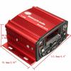 Motorcycle Audio Music Speaker Amplifier Stereo Sound System With Remote Control