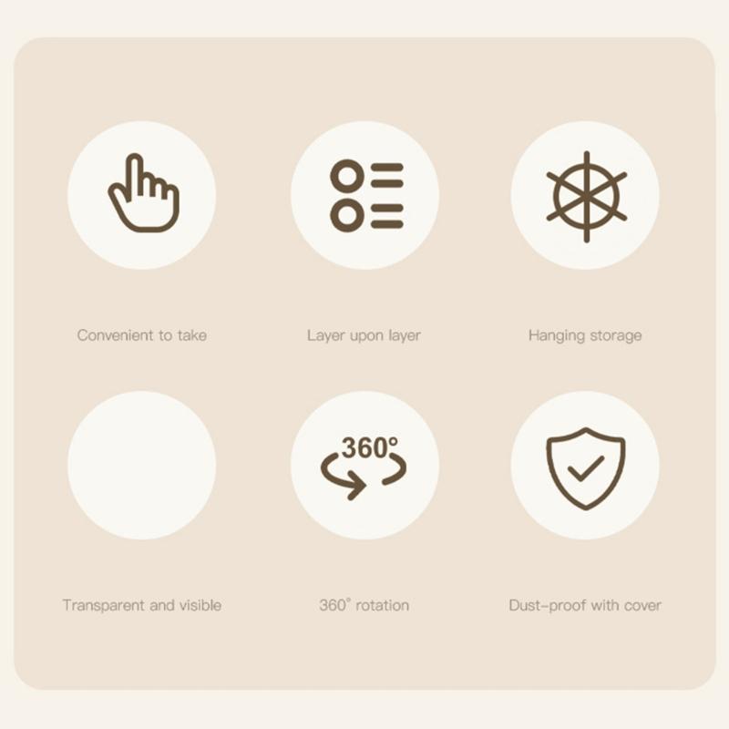 360 View Transparent Showcase With Rotating Base For Home Store Display ABS PET Construction Storage Stand