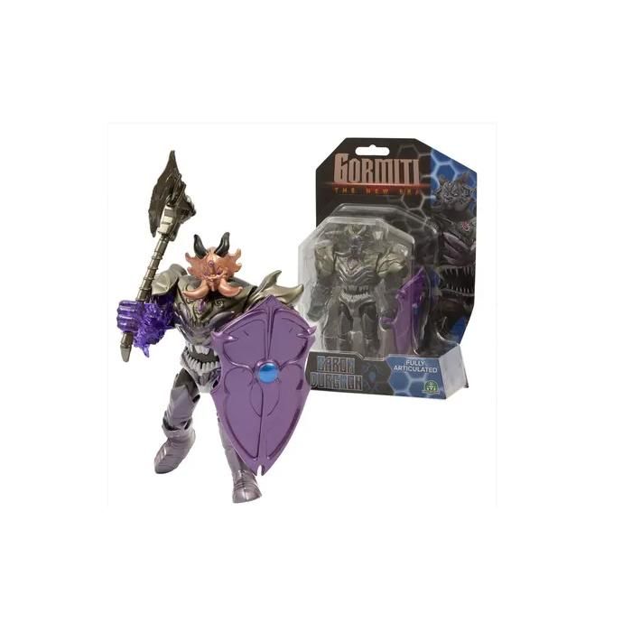 Figurine Gormiti 15 cm - Baron Durghon - Avec arme - 9 articulations - Dès 4 ans