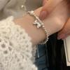 Korean Freshwater Pearl & Sterling Silver Bracelet for Women – High-Gloss, Versatile, and Elegant Hand Jewelry