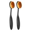 2pcs Foundation Brush Soft Hair Flexible Liquid Foundation BB Cream Makeup Brush Cosmetic Tool