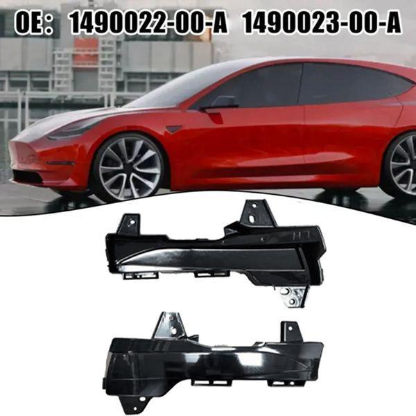 Black ABS Left Fog Light Frame (No Holes) for Tesla