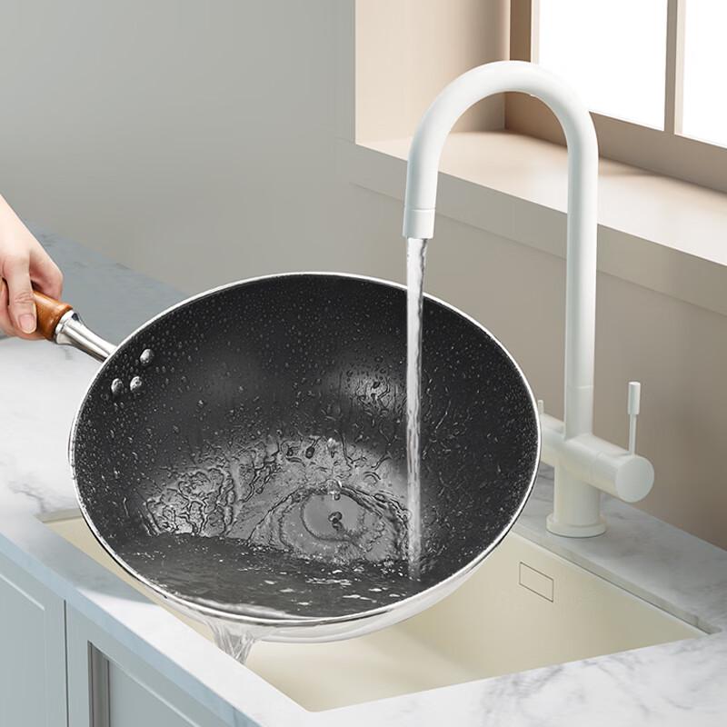 Kangbache Titanium Enamel Non-stick Wok