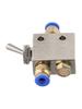 Pneumatic Valve TAC2 31V 2 Position 3 Way Switching Mechanical Valve for Air with Brass Body and Stainless Steel Stem