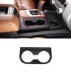 Matte Black Console Water Cup Holder Trim Cover For Toyota Tundra 2014-