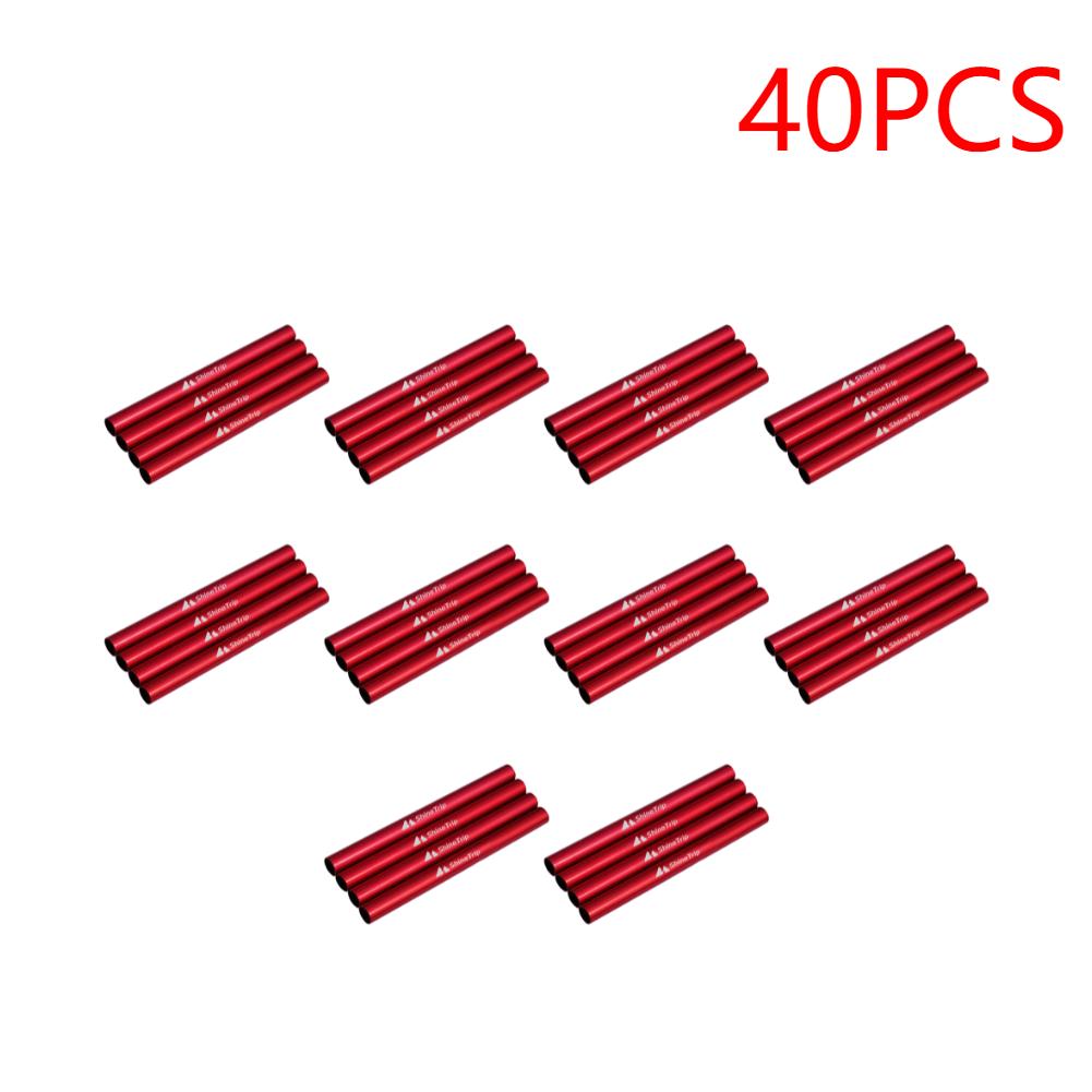 8-40PCS Tent Tube Aluminum Alloy Tent Emergency Tube Lengthen 13cm Lightweight Repair for Hiking Awning Kit Tent Accessories