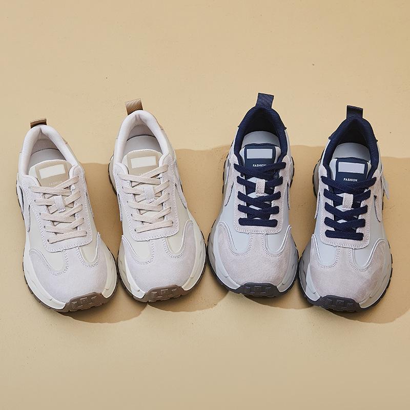 New Dad Shoes for Women, Fashionable Thick-soled Sports Single Shoes