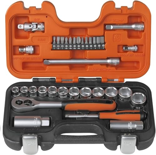 

Bahco S330 1/4 +3/8 Socket Set (33-piece)