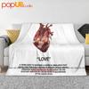 Love Definition Off Virgil Romantic Heart Ultra-Soft Blanket Quilt Winter Sofa Cover Bed Covers