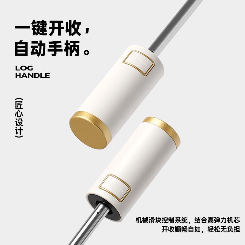 2025 popular three-fold 8-bone color glue digital weather and rain dual-purpose retro literary parasol plus