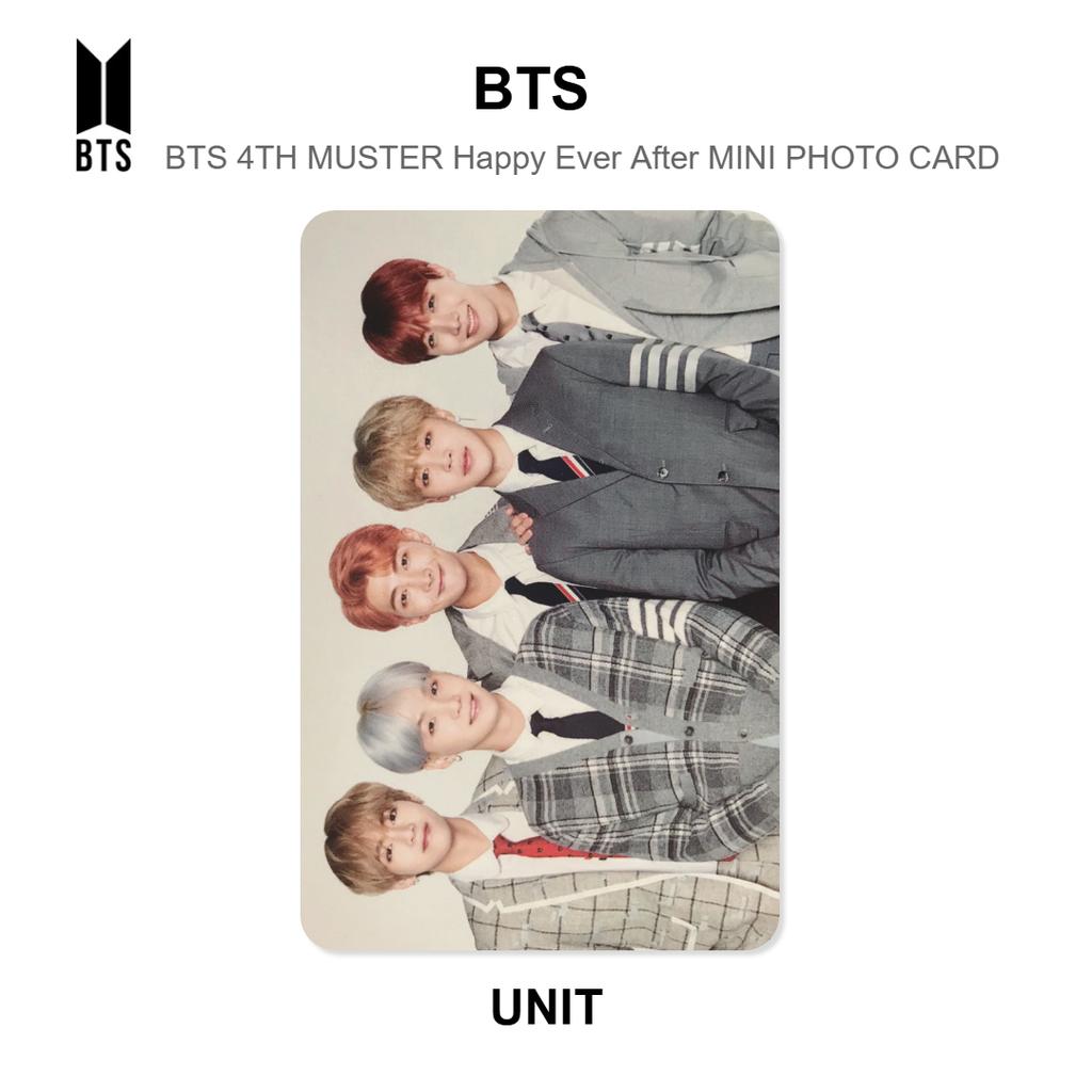 BTS BTS 4TH MUSTER Happy Ever After MINI PHOTO CARD Official Photocard