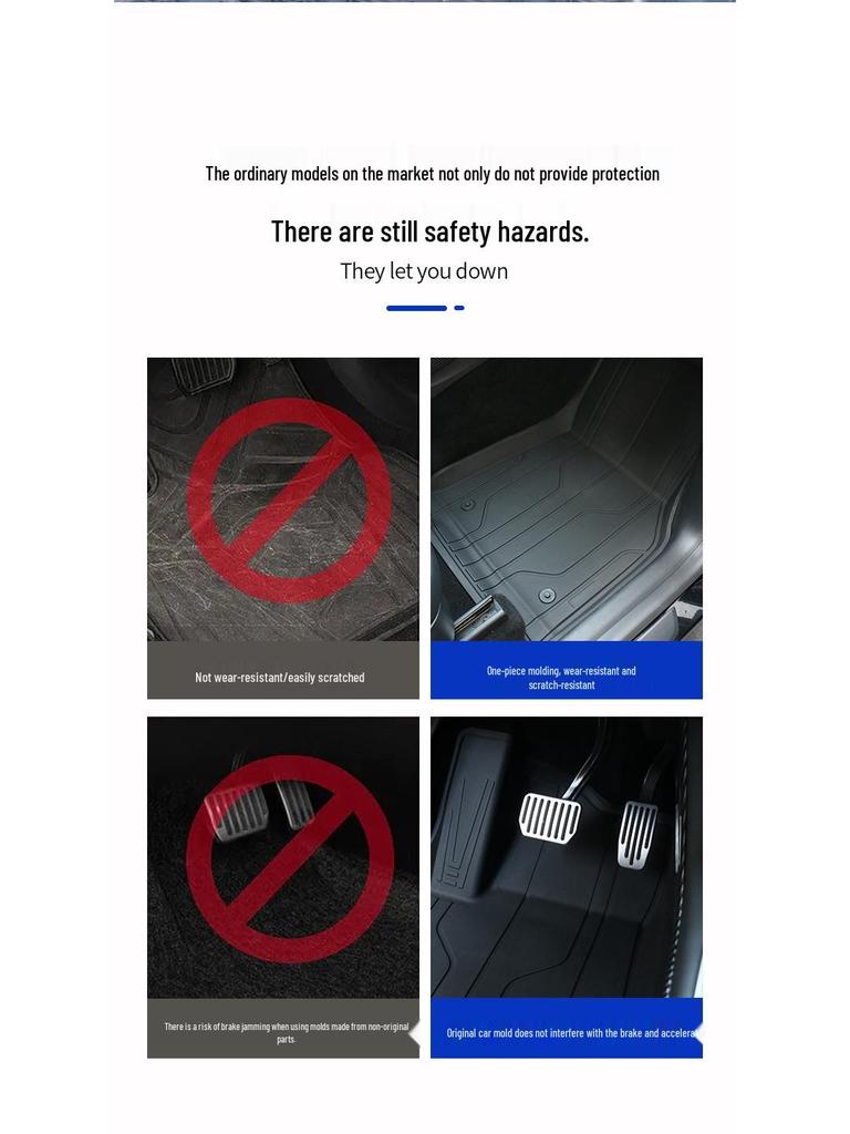 Custom Fit TEP Floor Mats for Tesla Model Y Thunder Edition - Premium Interior Protection Accessories