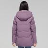 SNOWFLYING Mid-Length Hooded Down Jacket