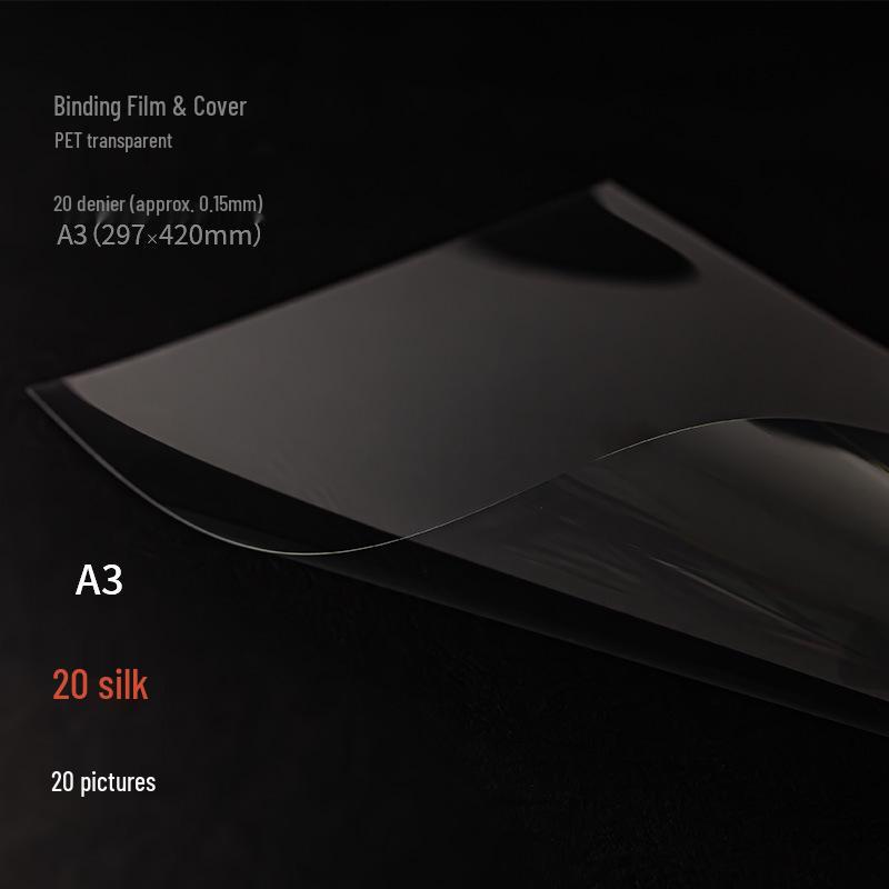 A4/A3 Frosted Transparent PVC Film for Art & Craft 