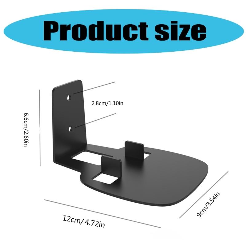Uchwyt Ścienny Głośnika Stojak Półka Metalowy Oszczędzający Miejsce Inteligentne Akcesoria do Głośników