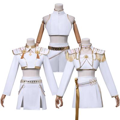 Kpop Demon Hunter Huntrix Mira Rumi Zoey Cosplay Costume Wig White Suit Korean Wave Superstar Idol Performance Sets Halloween