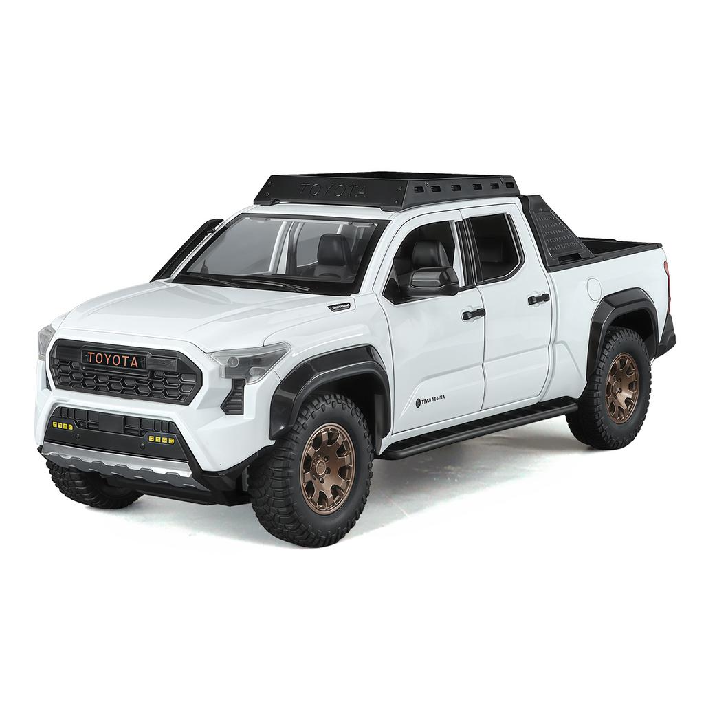 1/24 Toyota Tacoma Picku Wagon Alloy Model Car Toy Diecasts Casting Sound and Light Car Toys for Children Vehicle