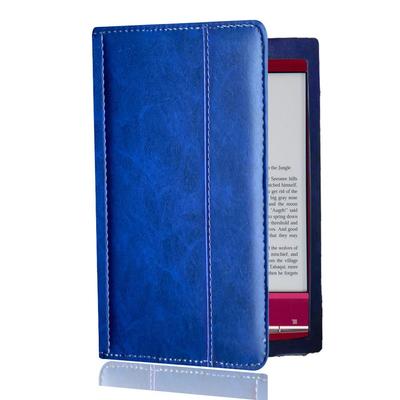 Anti-fall Folio Cover Leather Protective Shell Premium E-Reader Case for Sony PRS T2