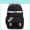 Perfect Letter Print Oxford Fabric Unisex Casual Travel Backpack For Laptop With Breathable Design