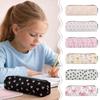 Portable Bowknot Pen Bag Zipper Closure Pencil Pouch New Pencil Case  School Supplies
