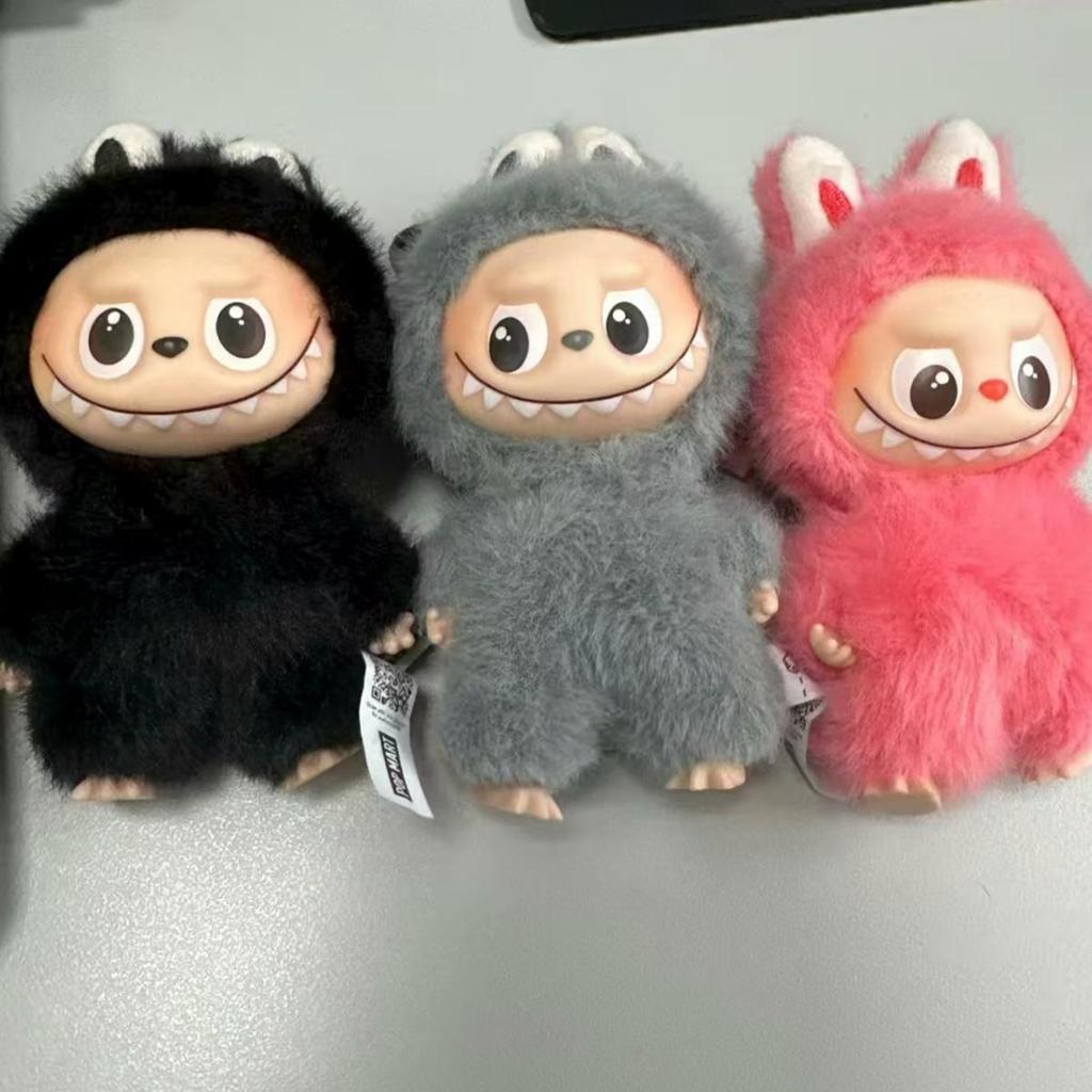 Cute Labubu New 4th Gen Mini Vinyl - Face Plush Blind Box: Ideal Backpack Accessory, Keychain & Christmas Gift, Also a Fun Children's Hand Puppet Toy