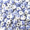 100pcs 100PCS Ceramic Beads Porcelain Spacer Beads Handmade Loose Beads  DIY Beading Crafts